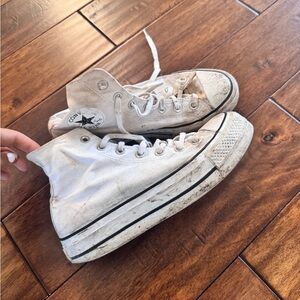White high top converse